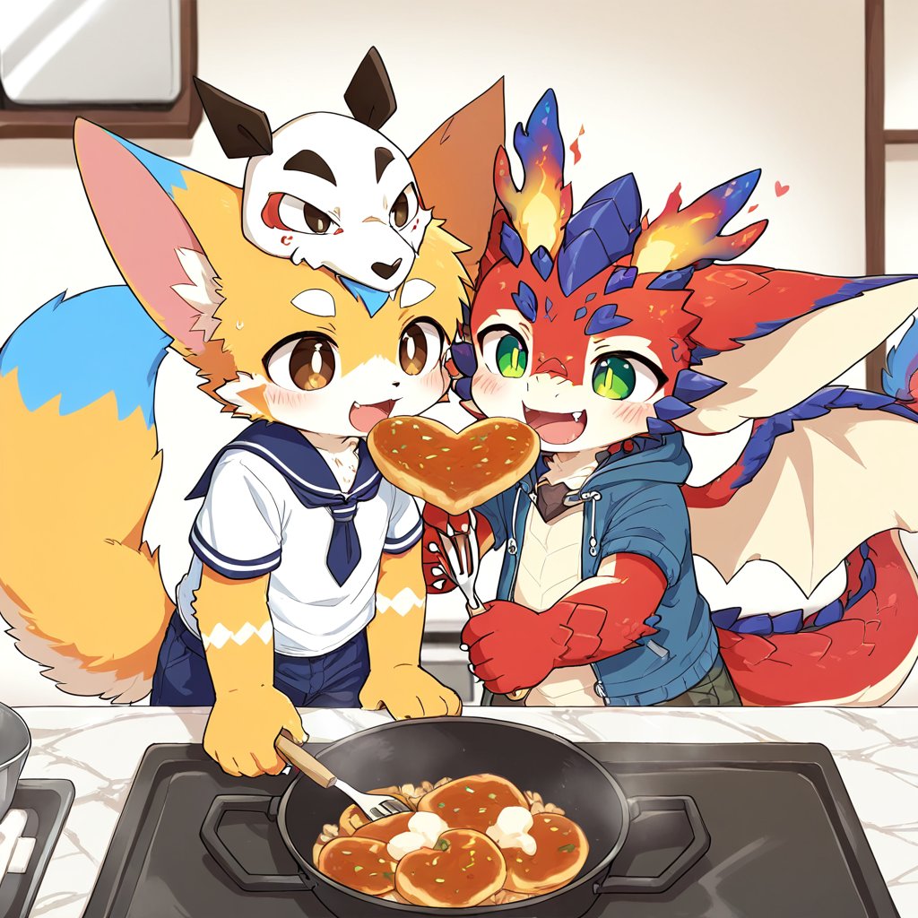 sersew2's tweet photo. #斯莫德 #纳尔 #furry 厨房篇 美味的共享 https://t.co/YFJ0YXvimW