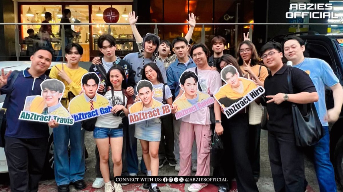AbZiesOFC's tweet photo. AbZies in full support! 💙 

Team Labas came through for AbZtract at FMR Manila, bringing nothing but love and support for our boys. Thank you, AbZies, for always showing up! 🫶✨

#AbZtract #AbZtractNakalutang #AbZiesOFC #923FMRManila https://t.co/FOEEqA9kiI