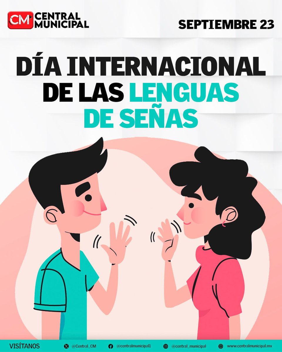 Central_CM's tweet photo. Hoy es el día internacional de las #lenguas de #señas https://t.co/BvcZIVkVqA