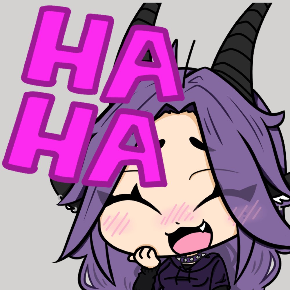 emrald_nova's tweet photo. *laughing at the same meme for the 56th time*
Nova will laugh at the same 5 jokes as if she heard it for the first time
#vtuber #pngtuber #emote #twitch #twitchemote #purple #oc #chibi #demongoat https://t.co/ZpE2tmVcMC