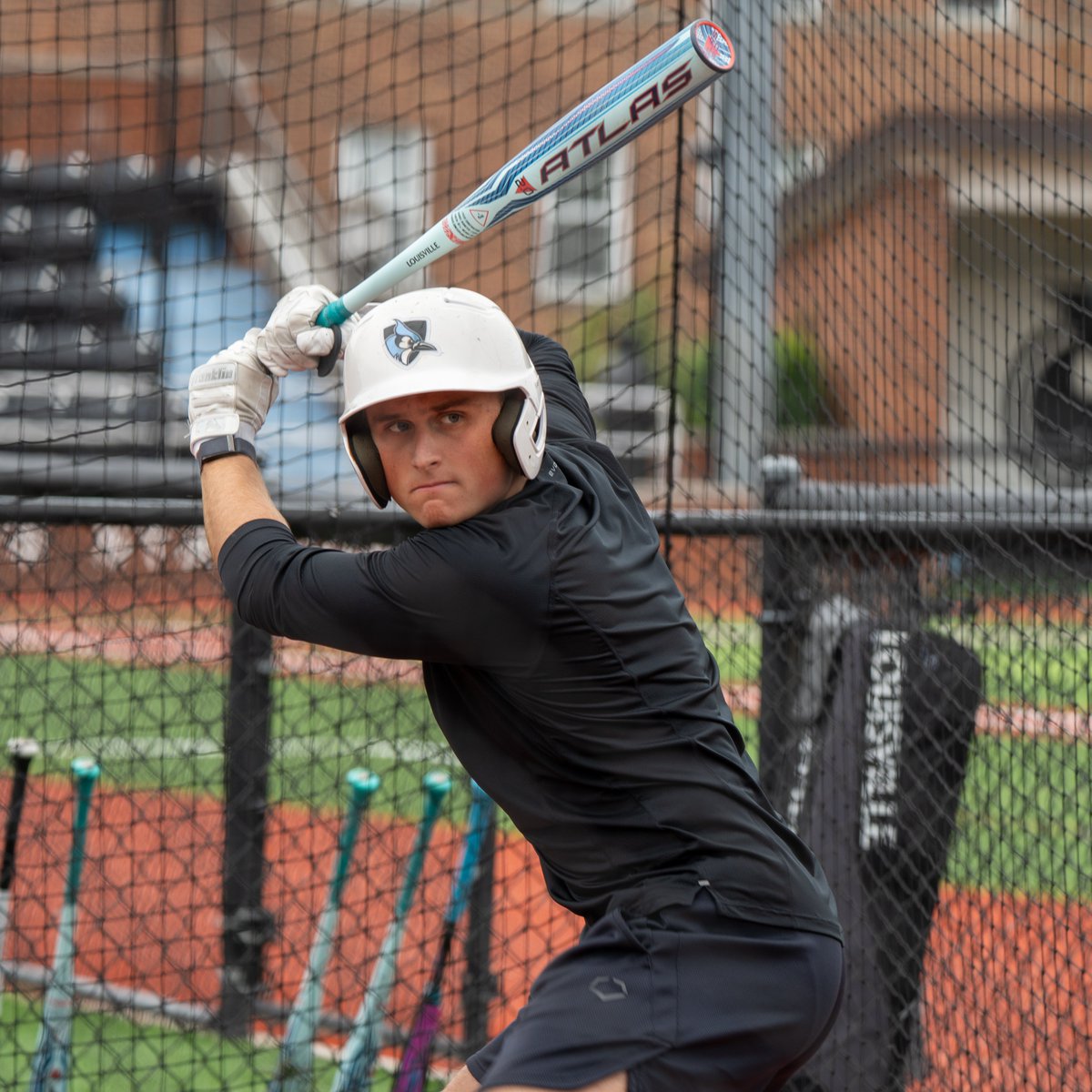 JHUBaseball's tweet photo. 𝗘𝗤𝗨𝗜𝗣𝗣𝗘𝗗 𝗪𝗜𝗧𝗛 𝗧𝗛𝗘 𝗕𝗘𝗦𝗧 ‼️

Incredible demo day with @DeMarini and @wilsonballglove bringing elite equipment to the game ⚾️🔥

#GoHop https://t.co/YkqMMF9R3c