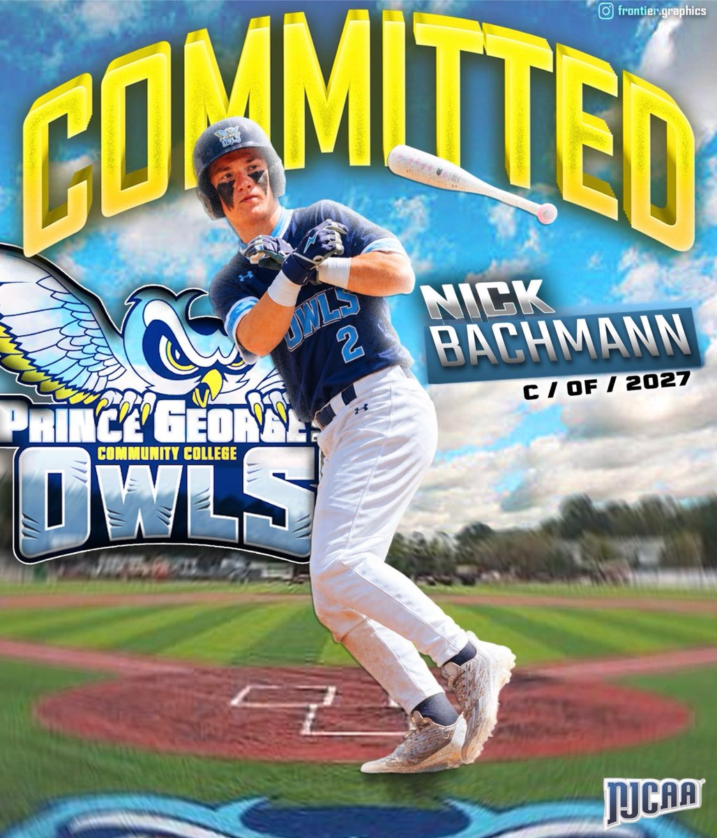 nickbachmann27's tweet photo. Let’s get  to work  !
@JohnChilde46214 @pgcc_baseball 

@CoachBullJr @DocWieland @JasonECampbell2 @CoachGebe @jucoroute 
#AGTG #ATG #committed https://t.co/GYam6SGV31