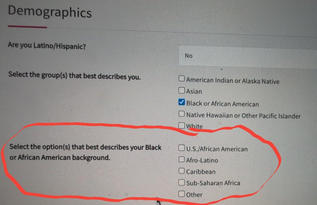 snuggsi's tweet photo. 🚨𝗕𝗥𝗘𝗔𝗞𝗜𝗡𝗚: DELINEATION HAS HIT COLLEGE APPLICATIONS❗

NOT *COMPLETE* DELINEATION...
BUT A NECESSARY FIRST STEP.

THE BLACK GENIE IS OUT OF THE BOTTLE.

WHERE SINBAD WHEN YOU NEED HIM? SHAZAAAAAAMM!
👇🏽👇🏽👇🏽👇🏽 https://t.co/Od58wLmQx5
