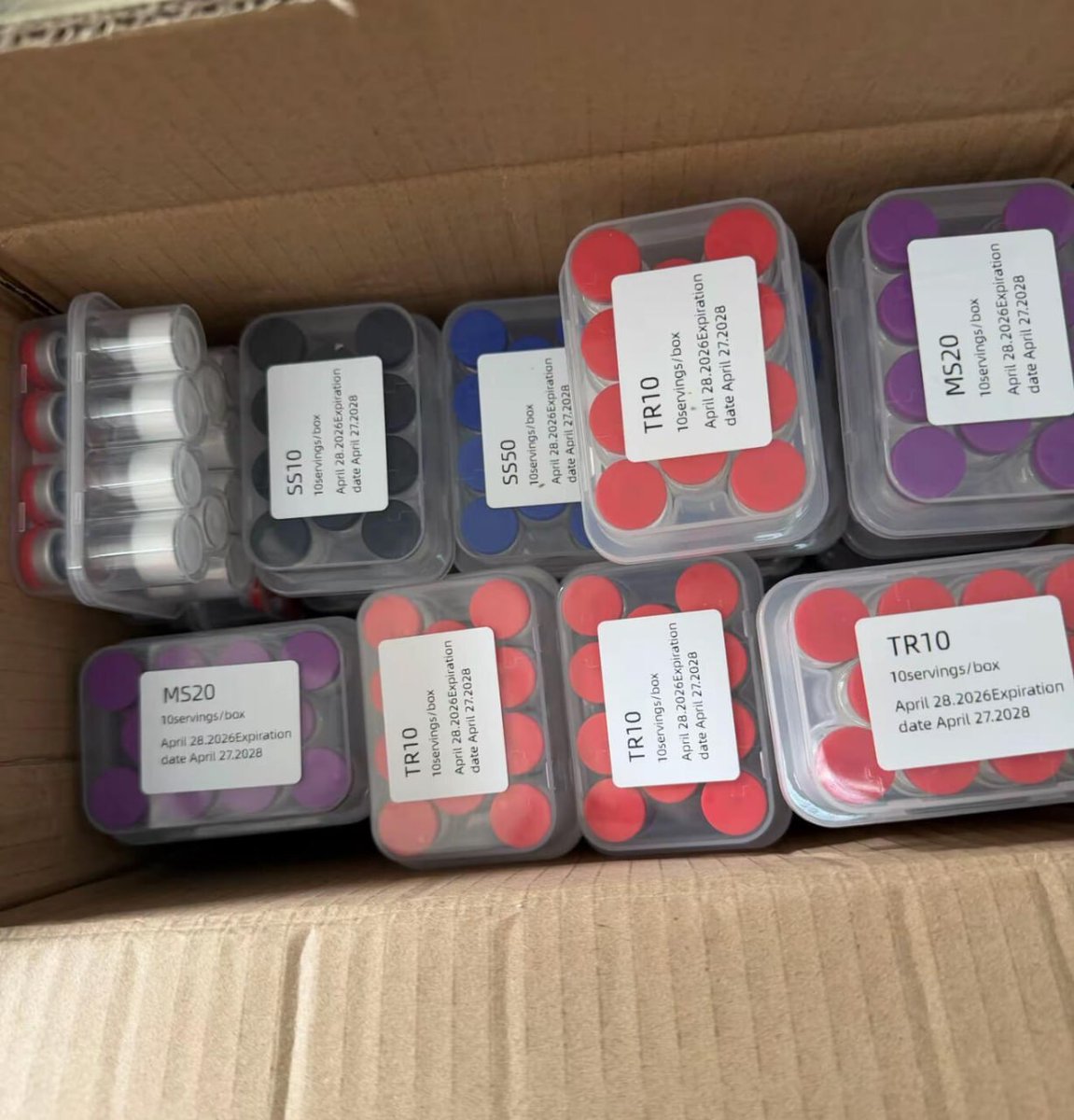 AnaKroup's tweet photo. In Stock ✅
Peptide Research Samples (Various Models)
TR10 / MS20 / SS10 / SS50 https://t.co/WWdwu4yCU1