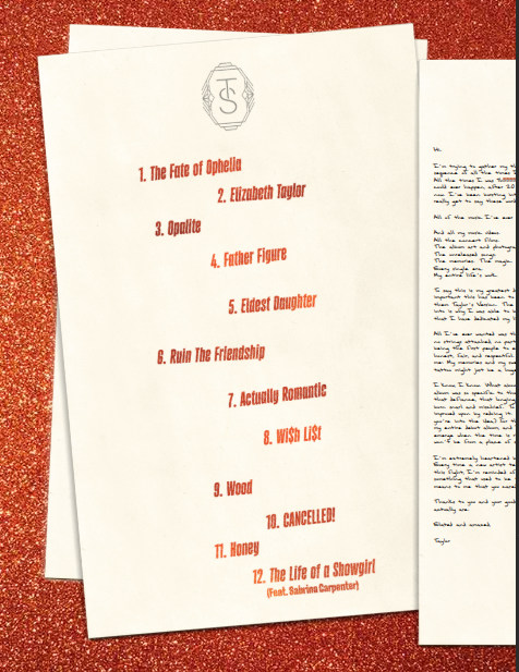 taylorswiftbr's tweet photo. MISTÉRIO RESOLVIDO! ❤️‍🔥

O conteúdo da terceira página no site de Taylor Swift é a tracklist do álbum "The Life of a Showgirl: The Encore". 

Para conferir o conteúdo, é só clicar na palavra "of" da title track. https://t.co/HGlb7fluAr