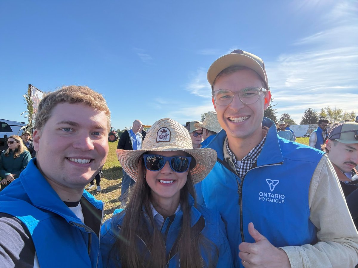Andrea_Khanjin's tweet photo. During inaugural #RuralOntarioWeek, I was proud to join @fordnation and my colleagues at the 2026 International Plowing Match & Rural Expo in Walkerton.
We celebrate Ontario’s farmers, agricultural families and rural communities, the backbone of our agri-food sector and economy! https://t.co/9xmdcYReen