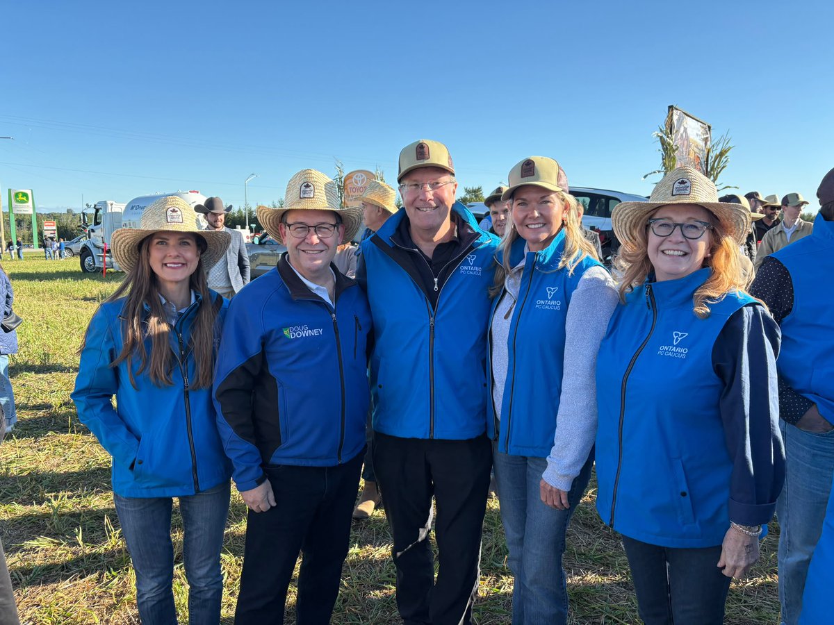 Andrea_Khanjin's tweet photo. During inaugural #RuralOntarioWeek, I was proud to join @fordnation and my colleagues at the 2026 International Plowing Match & Rural Expo in Walkerton.
We celebrate Ontario’s farmers, agricultural families and rural communities, the backbone of our agri-food sector and economy! https://t.co/9xmdcYReen