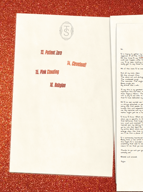 taylorswiftbr's tweet photo. MISTÉRIO RESOLVIDO! ❤️‍🔥

O conteúdo da terceira página no site de Taylor Swift é a tracklist do álbum "The Life of a Showgirl: The Encore". 

Para conferir o conteúdo, é só clicar na palavra "of" da title track. https://t.co/HGlb7fluAr