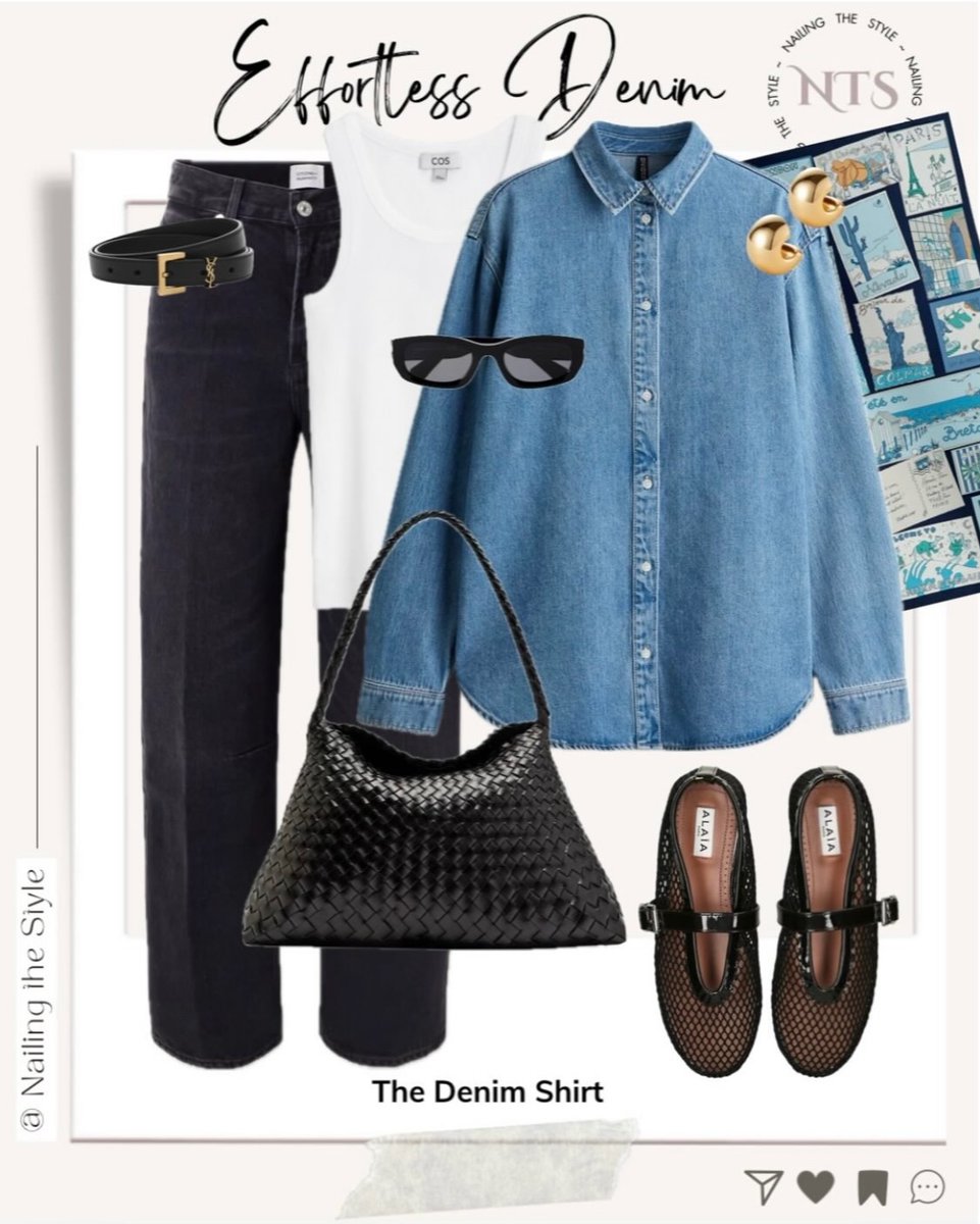 VivanBlackhah's tweet photo. Sunday Rewind: Styling a denim shirt from summer through autumn. Comment “LINK” and follow me for my LTK. Find all looks and alternatives through the link in my bio. What’s your favorite? Save and share. https://t.co/e4S4Blp6ra