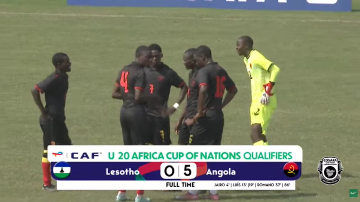 MundialesyCopas's tweet photo. ๐ฒ๐ฟ#COSAFA U20 Men's
GB
๐ฑ๐ธLesoto 0-5 Angola๐ฆ๐ด
๐ฟ๐ฆSudรกfrica* 2-0 Eswatini๐ธ๐ฟ
GC
๐ฒ๐ผMalawi 2-1 Comoras๐ฐ๐ฒ
๐ฟ๐ฒZambia* 3-1 Botsuana๐ง๐ผ
*Semifinalesโคต๏ธ
https://t.co/C25wddQTgw
@de_ojeador @FutbolBasado @jmvillarroya @TercerFutbol @GioGioSportss @jonahbyls @FutdoBR @EMdelFutbol https://t.co/Y6NyV8cGyG