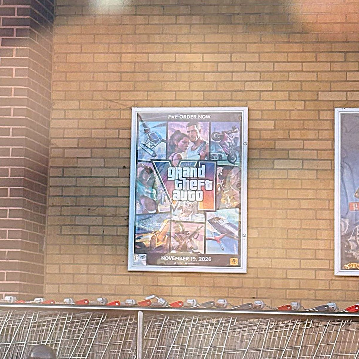 VICEXGTA's tweet photo. GTA VI posters appear irl!
#GTAVI #GTA6 #RockstarGames https://t.co/Lx0a9hCGyz