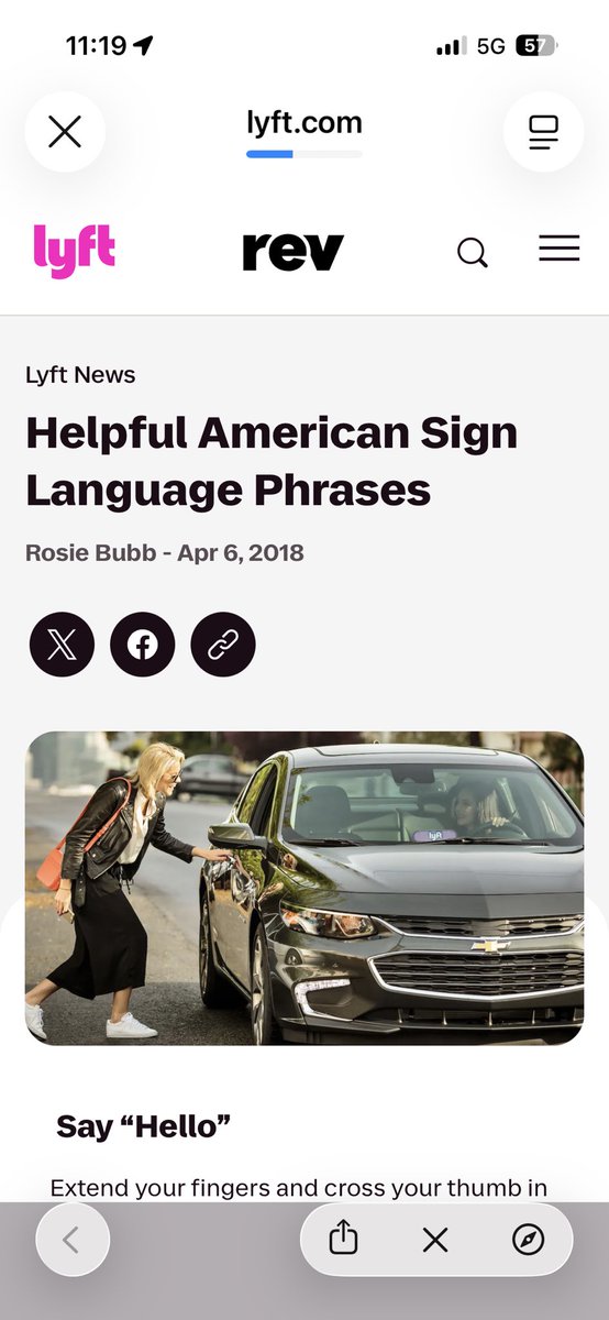 gauravkheterpal's tweet photo. Landed in US, booked a cab from @lyft to go to my hotel & saw a note that my driver is deaf/ hard of hearing.

The app also prompted me on how to use helpful American Sign Language phrases. 

And as it turns out, when the cab arrived, my driver was indeed deaf. He handed over a card stating so & welcoming me. And I said thank you in sign language.

Will we ever have the same level of opportunity and respect for specially enabled people in India & go beyond just offering them a quota in Government jobs. 

There may be thousands of things wrong with the US & troll me for it but as a country, it truly does provide equal opportunity for all, regardless of disability.

India, we all need to step up.