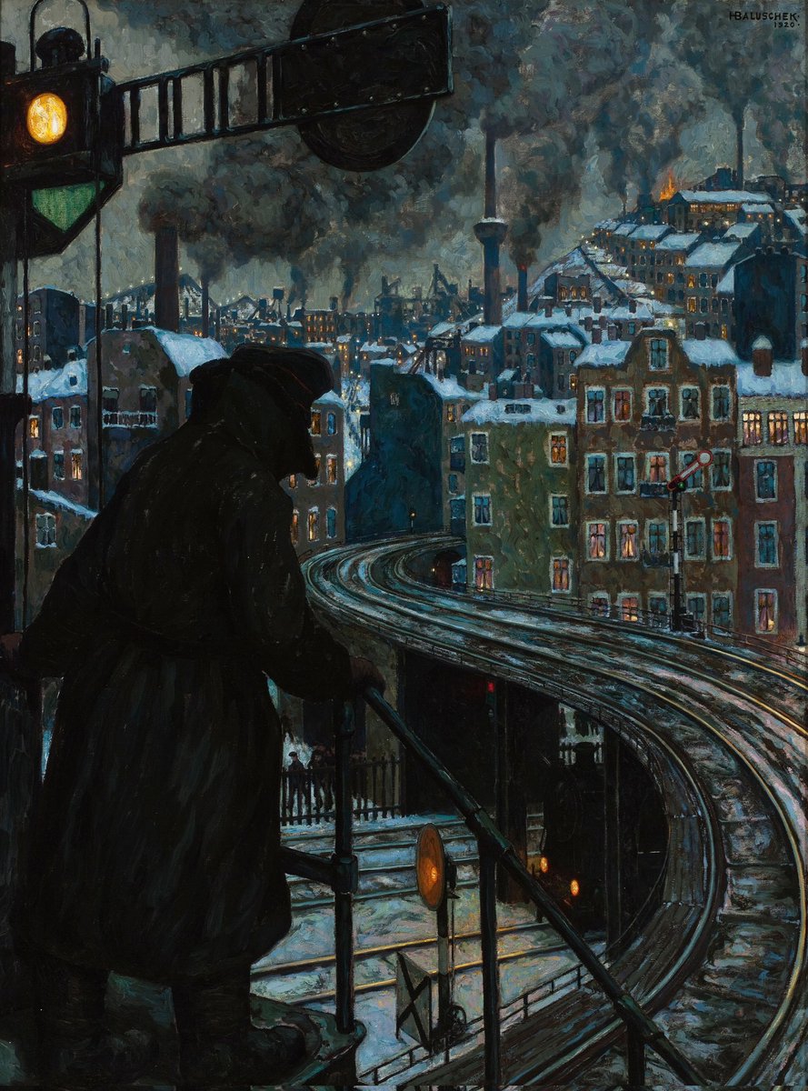 Ay_Blinkin's tweet photo. Paintings by Hans Baluschek (German, 1870-1935) https://t.co/IN9vQTsRpA