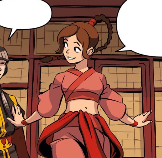 acervotylee's tweet photo. Por favor façam uma comic focada na Ty Lee assim como fizeram para a Mai (e sem descaracterizar minha menina) https://t.co/r8MDilIWLJ