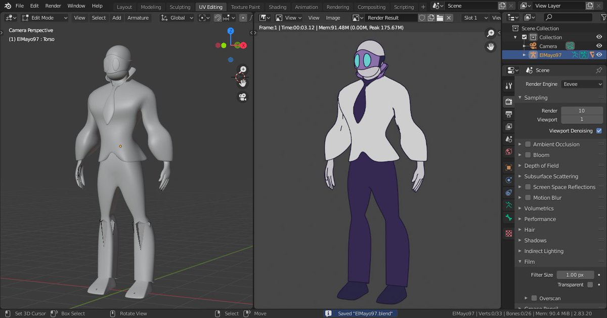 s0y_Frank's tweet photo. @elmayoo97 en 3D
🤖Rediseño🍕
Progreso y Finalizado
#b3d #ModelSheet #MediBang #CoMPaS #Elmayo97 https://t.co/ATfcrC9eDu