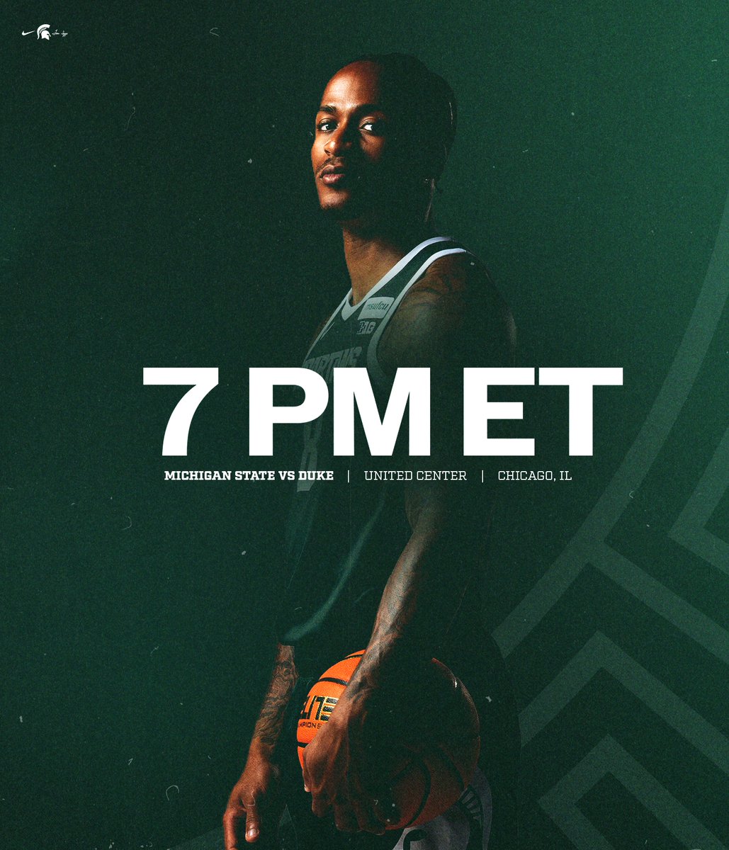 MSU_Basketball's tweet photo. Game time is locked in for Champions Classic 🏙️ https://t.co/HtnDCUhJkK