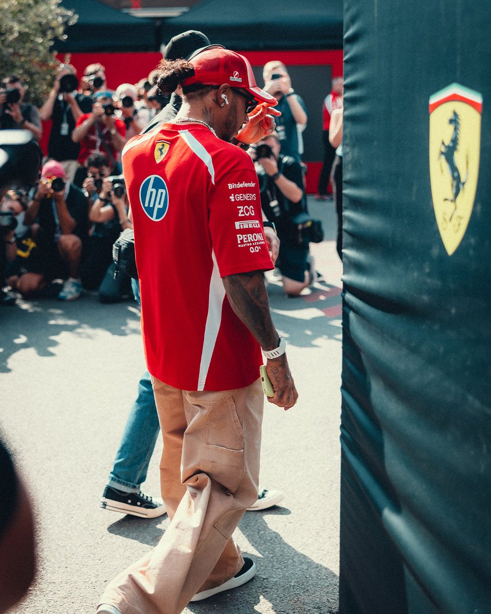 ScuderiaFerrari's tweet photo. Always good to see you LH 👋 https://t.co/TNTIAiNGi8