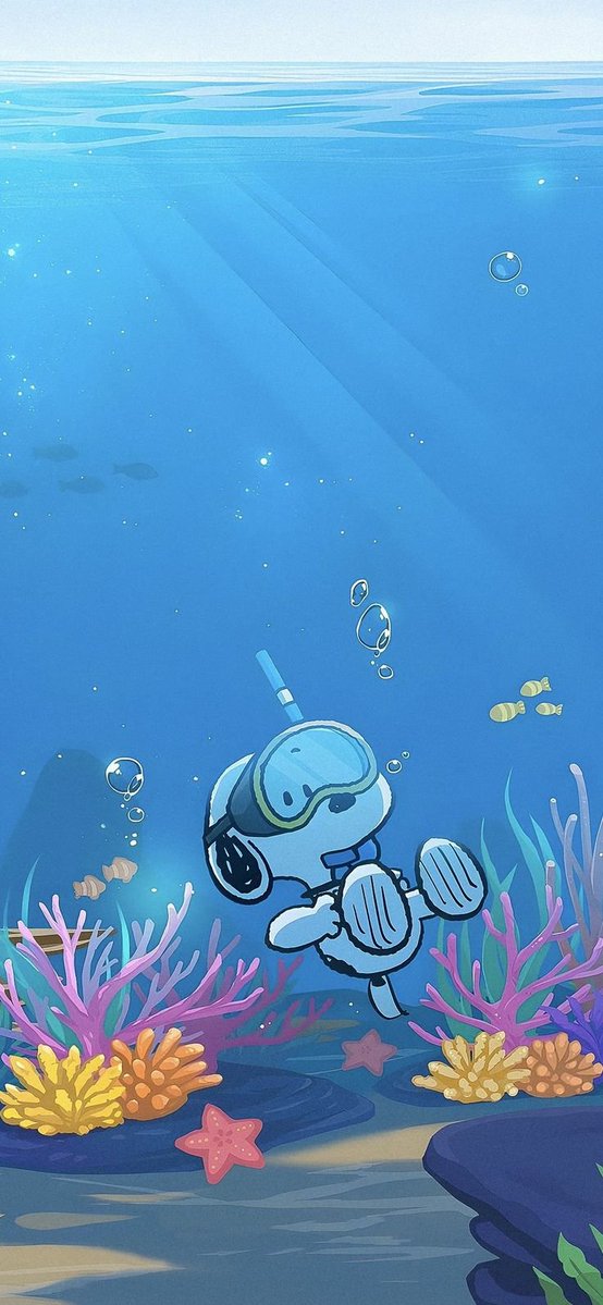 SnoopyFansma's tweet photo. Snoopy’s little underwater adventure!🌊🌨️ https://t.co/FD9l7KlkpN