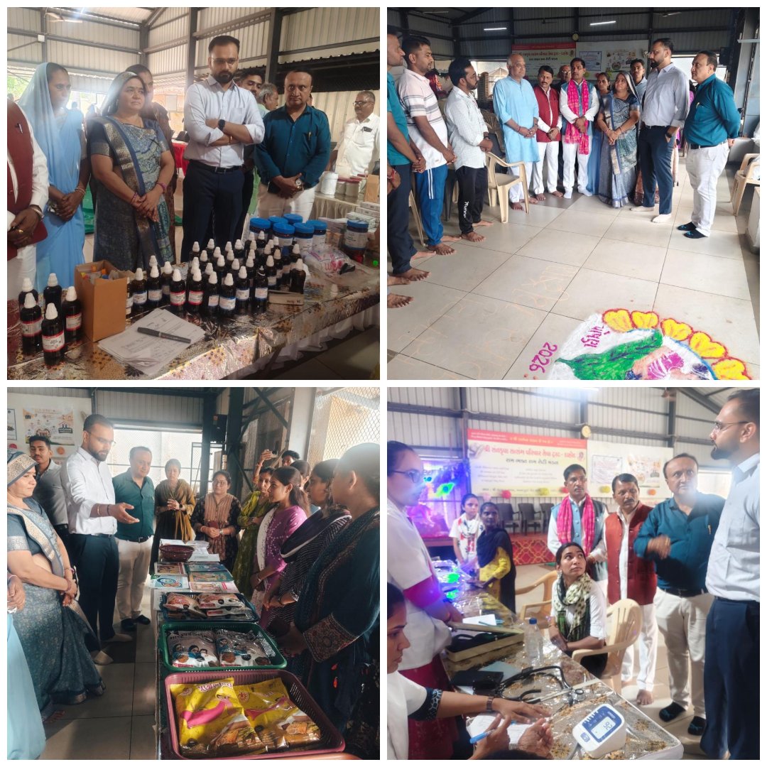 DahodDdo's tweet photo. આજ રોજ ૧૧માં રાષ્ટ્રીય આયુર્વેદ દિવસ ૨૦૨૬ની ઉજવણીના ભાગરૂપે એક સફળ નિ:શુલ્ક મેગા આયુર્વેદ-હોમિયોપેથી નિદાન અને ચિકિત્સા કેમ્પનું આયોજન સંત કૃપા હોલ પડાવ ખાતે કરવામાં આવ્યું હતું, જેમાં મોટી સંખ્યામાં લોકોએ લાભ લીધો હતો.@CMOGuj @Dwivedi_D @HealthDeptGuj @infodahodgog #SSADHD https://t.co/8i3qF1FiHt