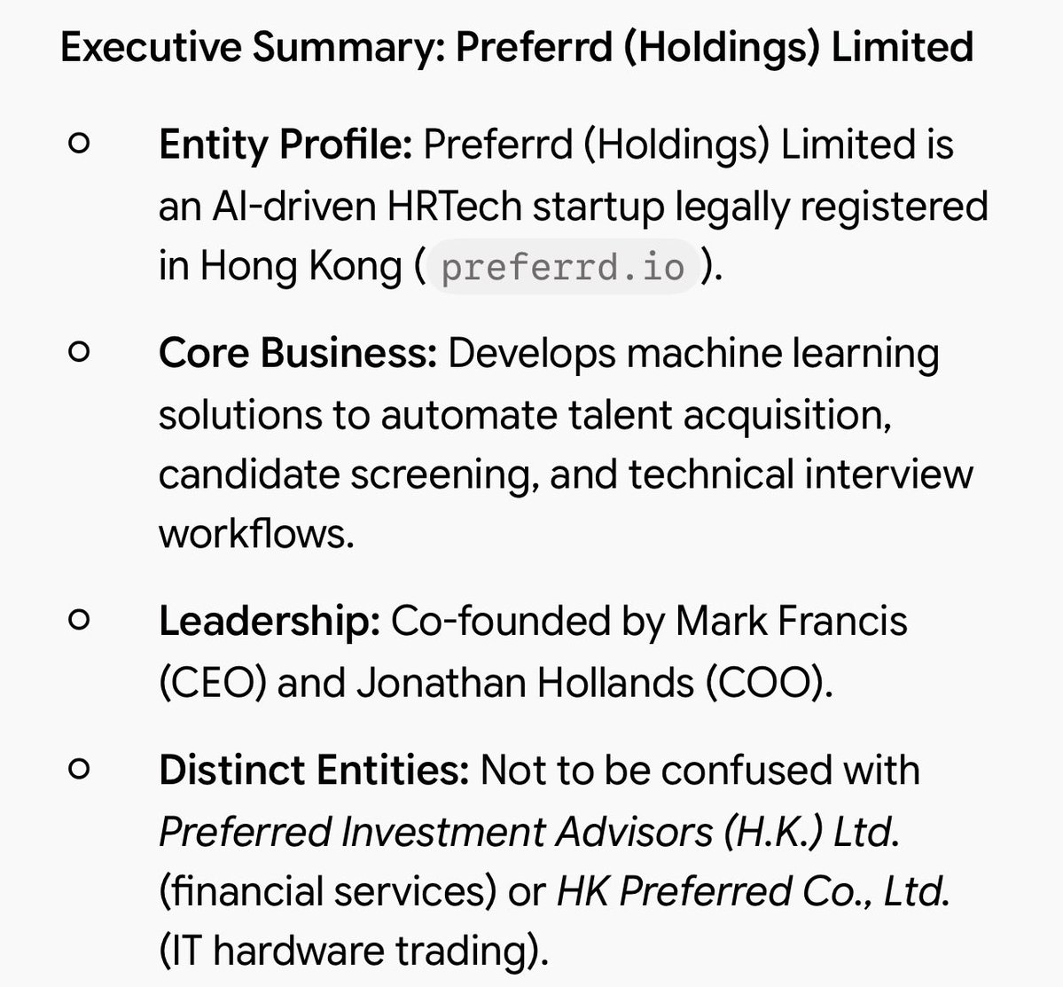 ygolk1's tweet photo. @preferrdrecruit Gemini search results for this company 🔥🔥 https://t.co/I2XcdG6du0