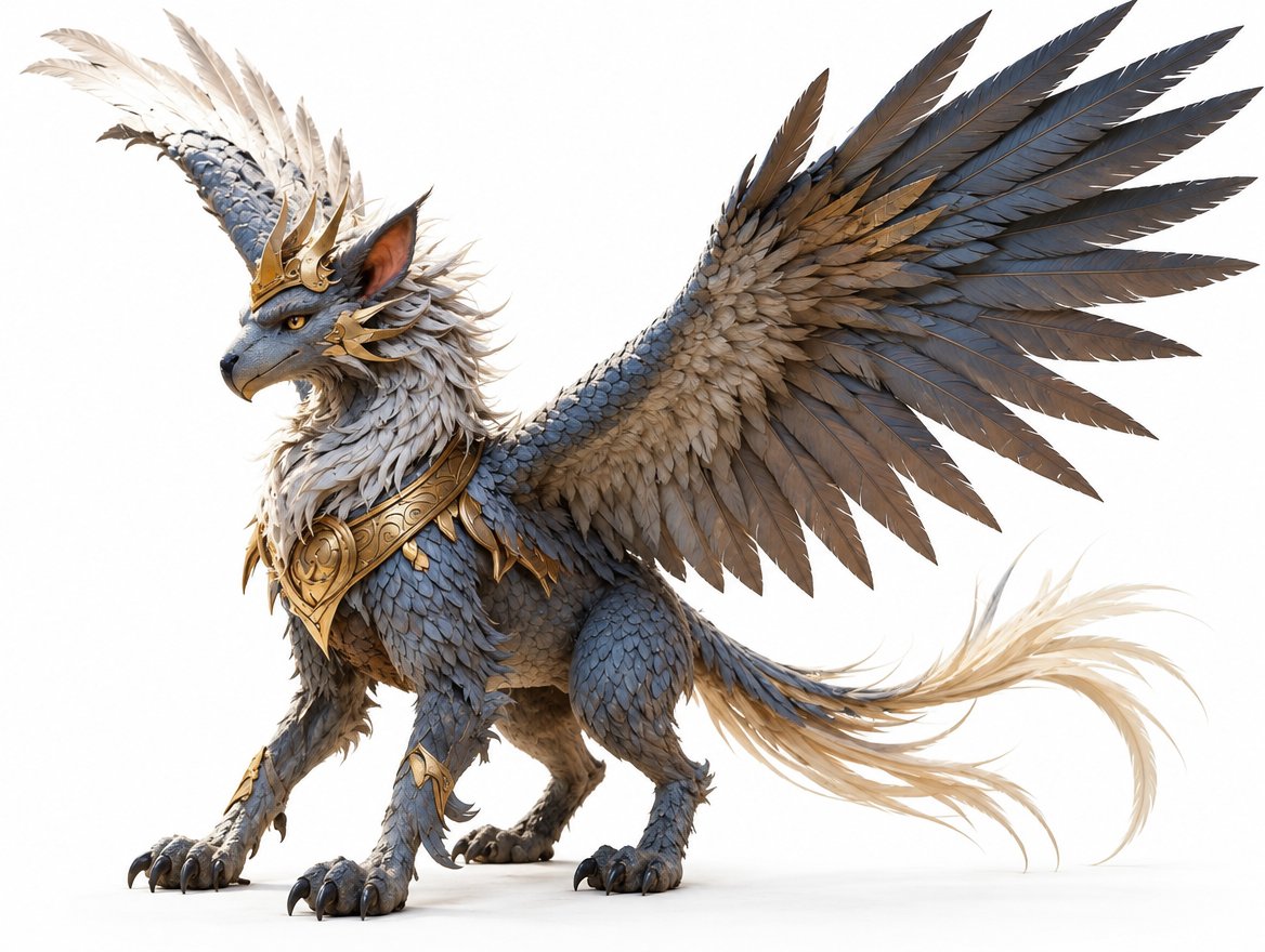 DMTools42's tweet photo. The Hippogryph stretches his wings wide. https://t.co/nZgy1YGb5v