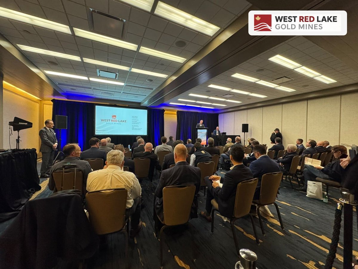 WestRedLakeGold's tweet photo. West Red Lake Gold Mines was pleased to present at the 2026 Precious Metals Summit in Beaver Creek, Colorado.

Shane Williams, President & CEO, presented to a full room, sharing the latest progress on the Madsen Mine ramp-up and outlining the next steps for West Red Lake Gold.

Thank you to everyone who attended our presentation and connected with the team!

📍 Beaver Creek, Colorado
🔗 Learn more: https://t.co/8JXVUDVD7n 

#westredlakegold #westredlake #gold #mining #goldmine #tsxv #otc #miningexploration #wrlg #wrlgf $WRLG $WRLG.v $WRLGF