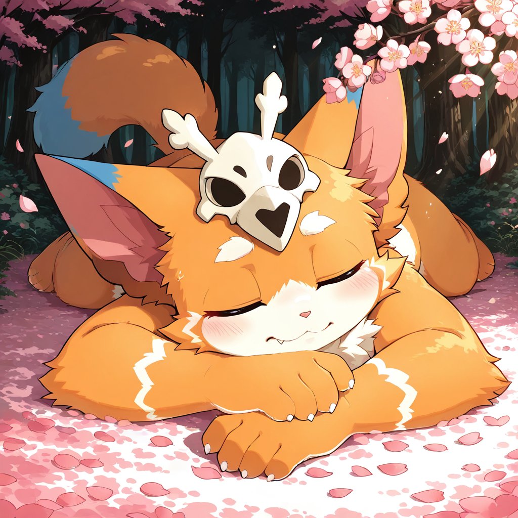 sersew2's tweet photo. #纳尔 #furry 纳尔专场 樱花树下和你一起 https://t.co/EXgvbjkiRm