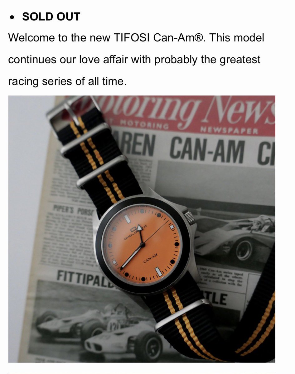 wolvespremier's tweet photo. Right so we have this stunning watch that you could win for just £10 on our Charity Football Card!

Donated by @johnwoodward 

With every penny being split between:
- @RWT_NHS and @HomeRunHounds 

The watch is an @OmologatoUK Can-Am in ‘Wolves’ colours - well sort of ha! And is a completely SOLD-OUT model! 

If you want to get involved we will draw the winner as soon as the card is sold out - DM me or John for details! - GOOD LUCK! 

RTs appreciated ❤️❤️❤️❤️