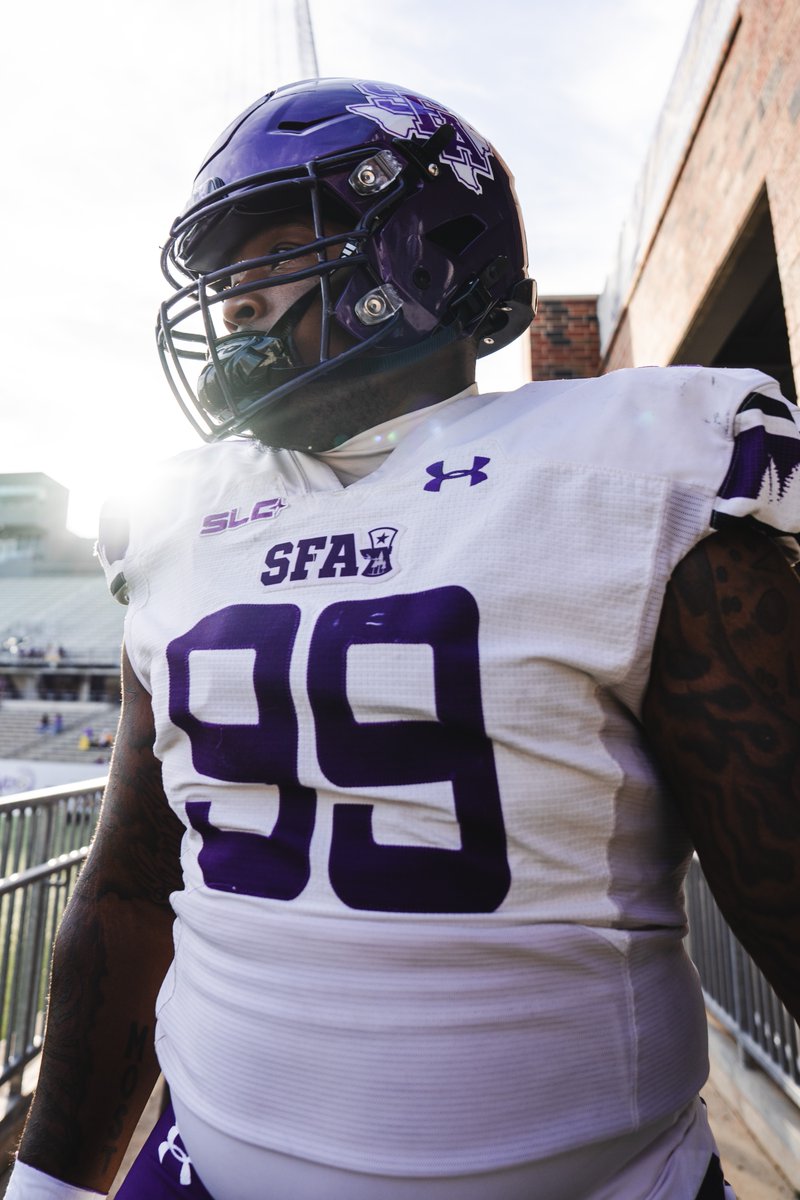 SFA_Football's tweet photo. 99 problems. 

#AxeEm x #EastTexasTough https://t.co/dAKqTKGb5T