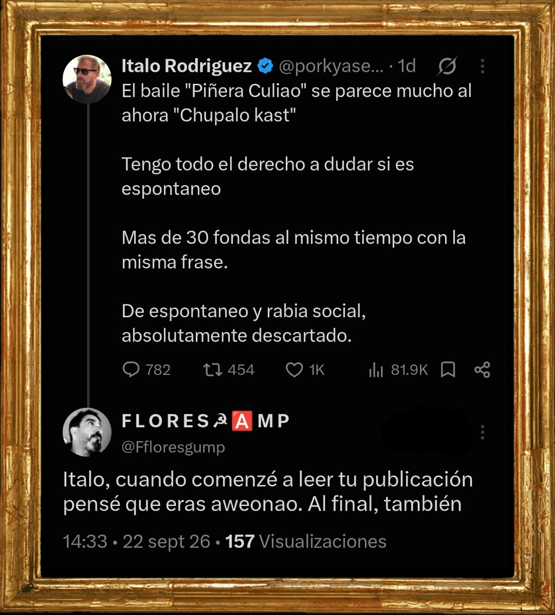 MuseoTuitero's tweet photo. 🖼️«Chupalo Ítalo»
Óleo sobre tela, septiembre 2026. https://t.co/yrcaqq6rO5