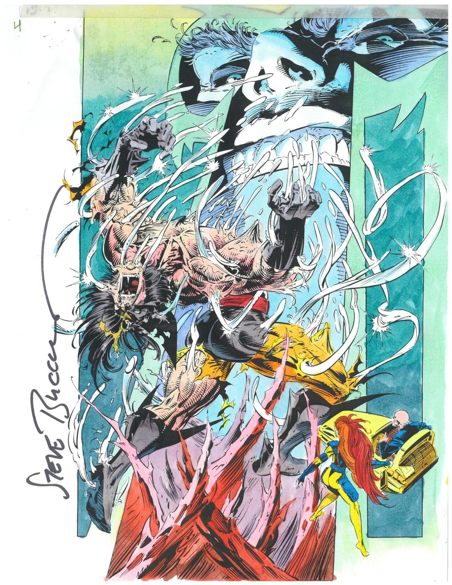 BoujeeDaddy's tweet photo. Fatal Attraction 🧲 

#WolverineWednesday

👇 Adam Kubert x Steve Buccellato https://t.co/KfmNXq6tGh