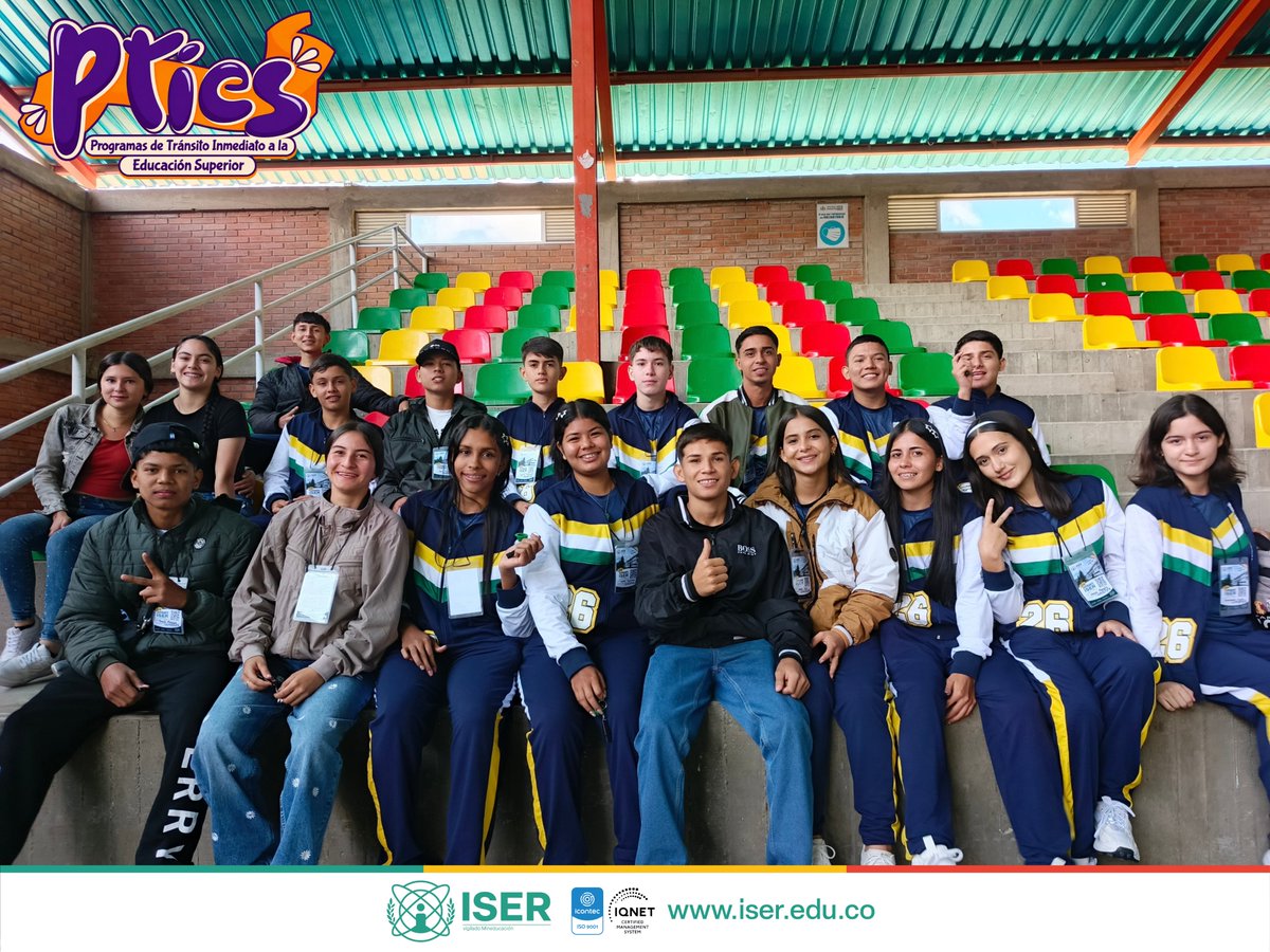iser_oficial's tweet photo. Esta experiencia, enmarcada en el proyecto PTIES junto al @Mineducacion, busca que los jóvenes tomen decisiones informadas sobre su futuro académico. 
#InmersiónUniversitaria #Tarra https://t.co/TeAJhz6h7t