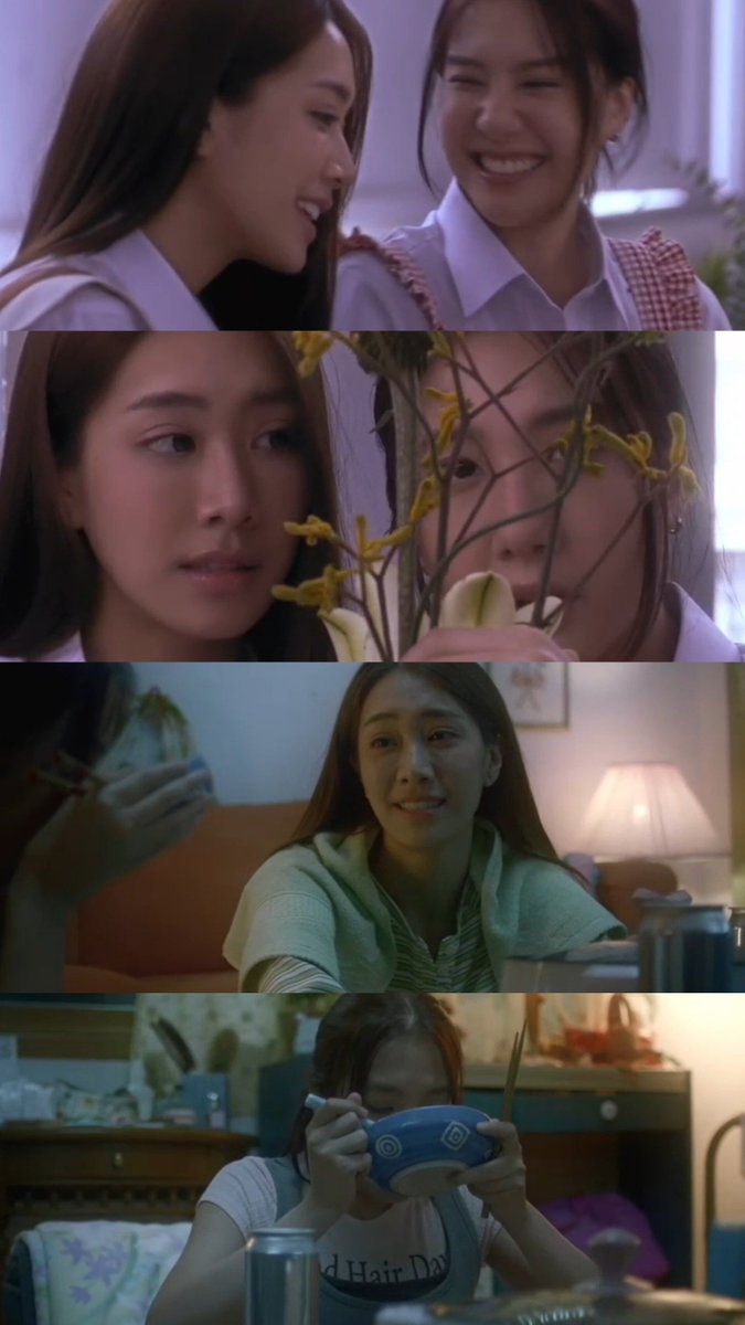 pypllp_b's tweet photo. ขอชม Mood and Tone ใน MV นี้หน่อยย 🥹 คือทุกครั้งที่โจอยู่กับมายด์ โทนแสง สีจะดูสว่างและอบอุ่น เปรียบเหมือนความสดใส ความสบายใจที่ทั้งคู่มีให้กันมาก ๆ 🥺💖 กลับกันเวลาที่โจกับเอินเอินมีปัญหากัน โทนแสงสีก็จะหม่นลง สื่อถึงอารมณ์เศร้าและความเสียใจได้ชัดมาก

ชอบดีเทลเล็ก ๆ ที่ใส่ลงมาใน MV มากกก มันไม่ได้เล่าเรื่องผ่านแค่เนื้อเพลงหรือการแสดงอ่ะ แต่ยังใช้ “สี” และ “แสง” ช่วยเล่าความรู้สึกของตัวละครไปพร้อม ๆ กัน ทำให้ทุกฉากมีความหมายและช่วยส่งอารมณ์ของเรื่องได้ดีมาก ยกให้เป็น MV ที่ดีที่สุดในใจ องค์ประกอบทุกอย่างดีไปหมดจริง ๆ ทั้งภาพ แสง สี การเล่าเรื่อง และรายละเอียดเล็ก ๆ ที่ใส่เข้ามา ยกขึ้นหิ้งเลยค่ะ เต็มสิบไม่หักก 🥹💖 

#4EVEที่ปรึกษา_MV