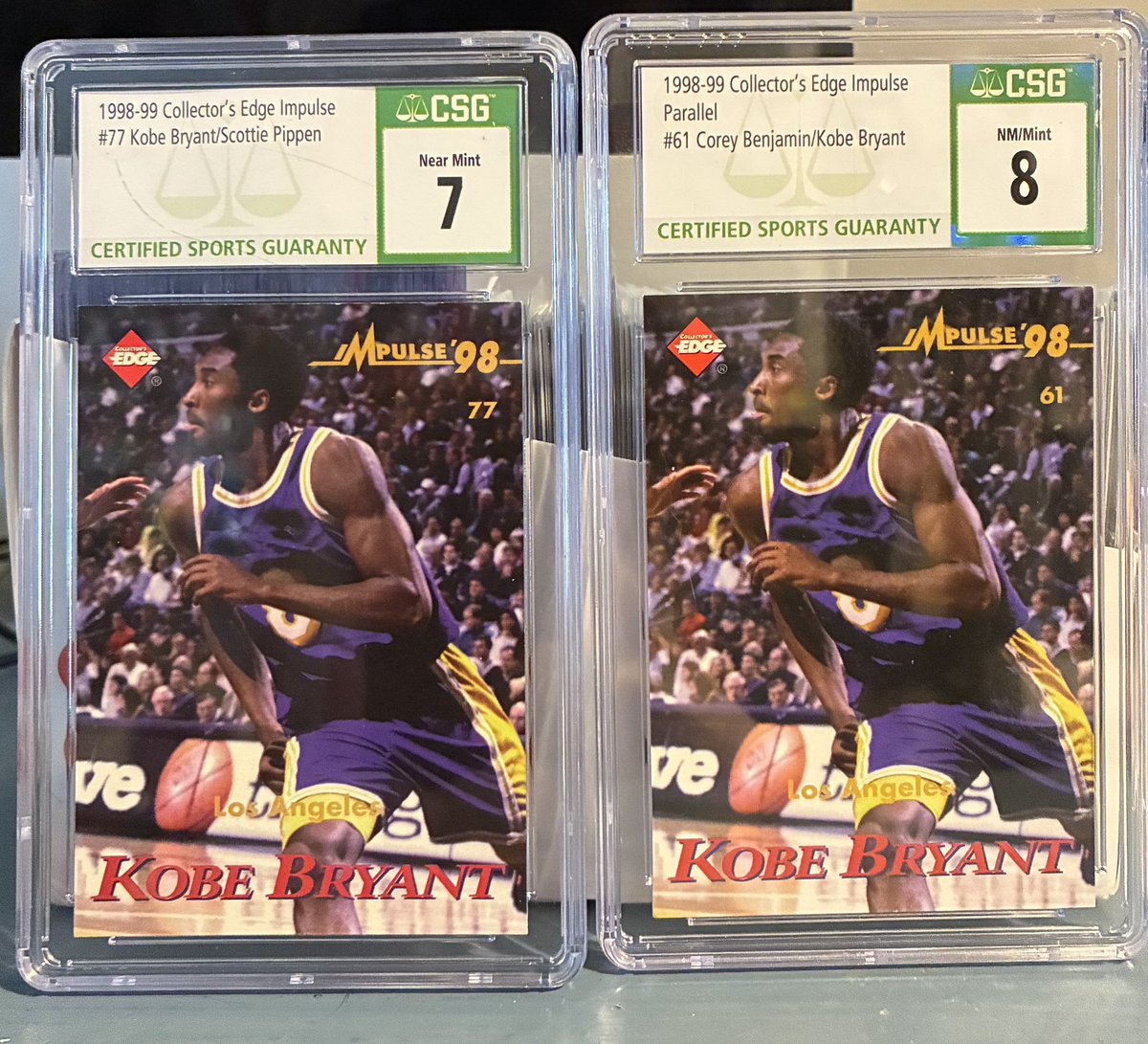 JNSD_Cards's tweet photo. Preview pic for sale at 7pm EST tonight! RT this for a chance to win one of the Kobe slabs! https://t.co/u0SN9AF3F6