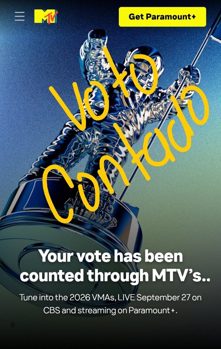 thsweeth's tweet photo. Al entrar al enlace les va a salir así "Tu voto ha sido contado a través de MTV's.." aquí ya está contado, no entren a otro enlace para verificar por favor🫩

NO SE CONFÍEN DE NADIE QUE LES COMPARTA EL ENLACE POR AQUÍ, VAYAN A LA CUENTA DE MTV Y VOTEN DESDE AHÍ https://t.co/iIexuxa1wD