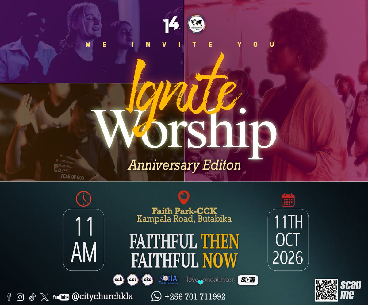 citychurchkla's tweet photo. After the Saturday of 10th October, we all come back for the Ignite Worship Service that run for strictly one hour from 11am to 12pm. 

Don’t miss the climax of our that week, it’s gonna be powerful.

#CCK@14
#FamilyCelebrationDay 
#CCKIgniteWorship https://t.co/xtpYD2OiXK