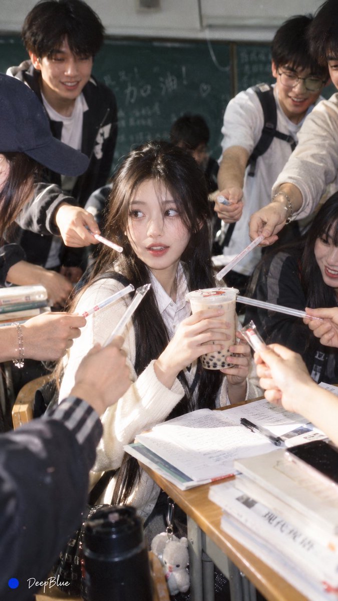Classroom Milk Tea Straws
