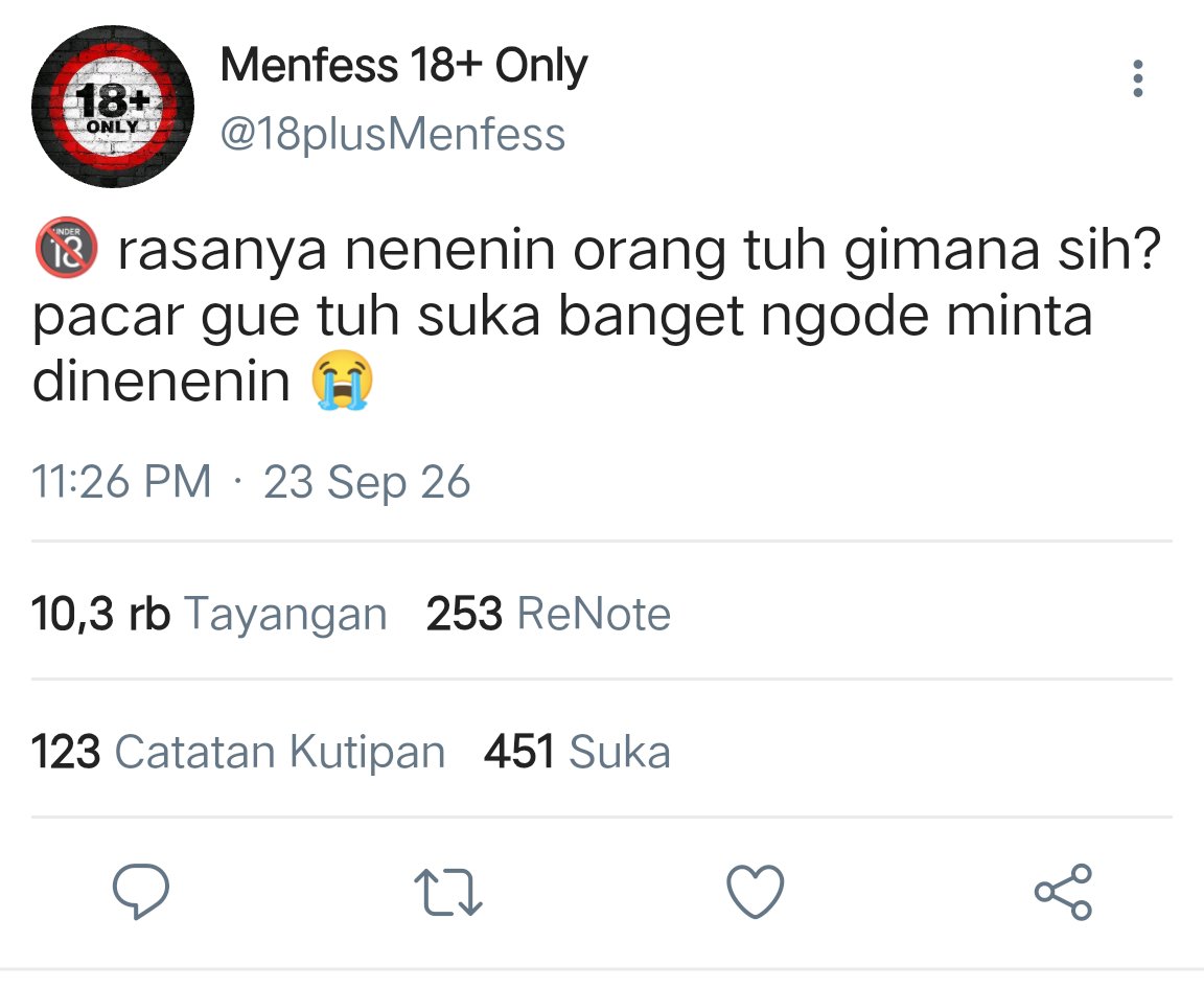 vnsmoek's tweet photo. ‼️ JossGawin onetweet ⚠️🔞

Awalnya G cuma nge-Qrt menfess 18+ tapi siapa sangka ada yang komen ngeselin dengan nickname J. https://t.co/2IZuWTeQPL