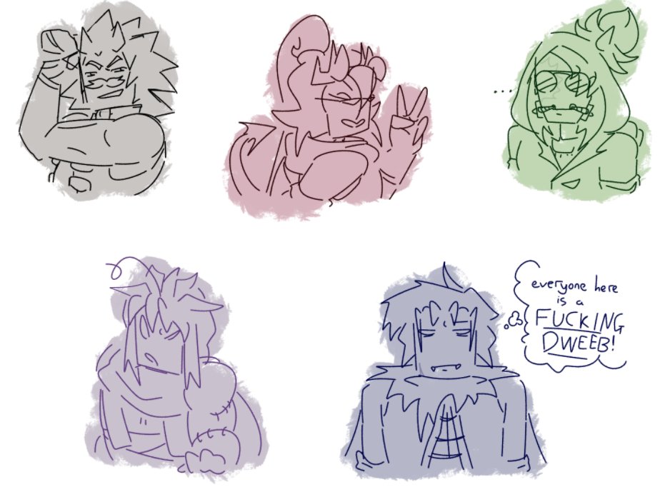 EoNonexistence's tweet photo. oh yeah heres my #pilgrammed ocs btw 
they have their own little guild :) https://t.co/tB6isQrJiZ