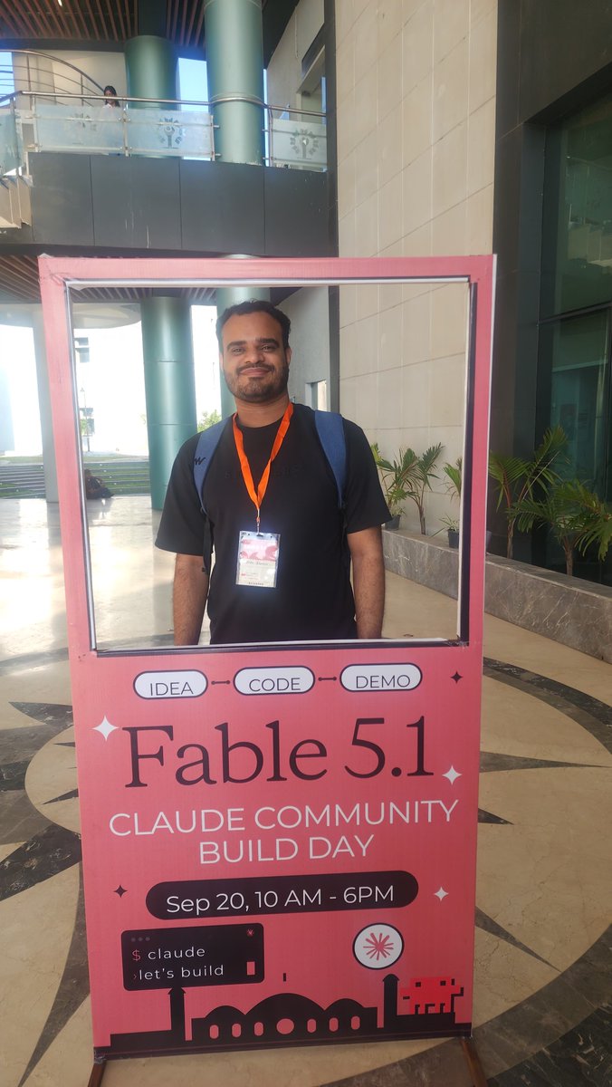 FriendWhoCodes's tweet photo. Finally thanks to @ClaudeAI @AnthropicAI and Claude Community.

Fable 5.1 is a great model &amp; is my goto model at work. It works as great orchestrator for Sonnet and Opus subagents for complex tasks.

Glad I applied &amp; ended up winning. You can and should just do things ✨

17/17 https://t.co/BOkCKoUcVk