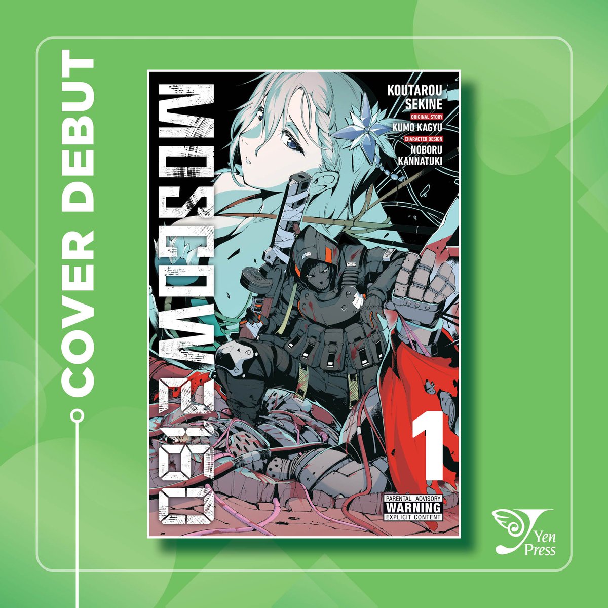 yenpress's tweet photo. Cover debut!

📗 Moscow 2160, Vol. 1: https://t.co/b1yRbKmRjo

In the near future of a world whose history diverges from our own, the Soviet Union remains intact and the Cold War has continued for two centuries. Cyborg thieves and rogues roam the streets, and the powers that be conspire in secret... In the far north city of Moscow, the people’s will, prosperous futures, and rights to freedom and truth have long been lost to war. But there lives a certain man with antique machine guns always in tow, beholden to no organization, whom they call a “Janitor”...