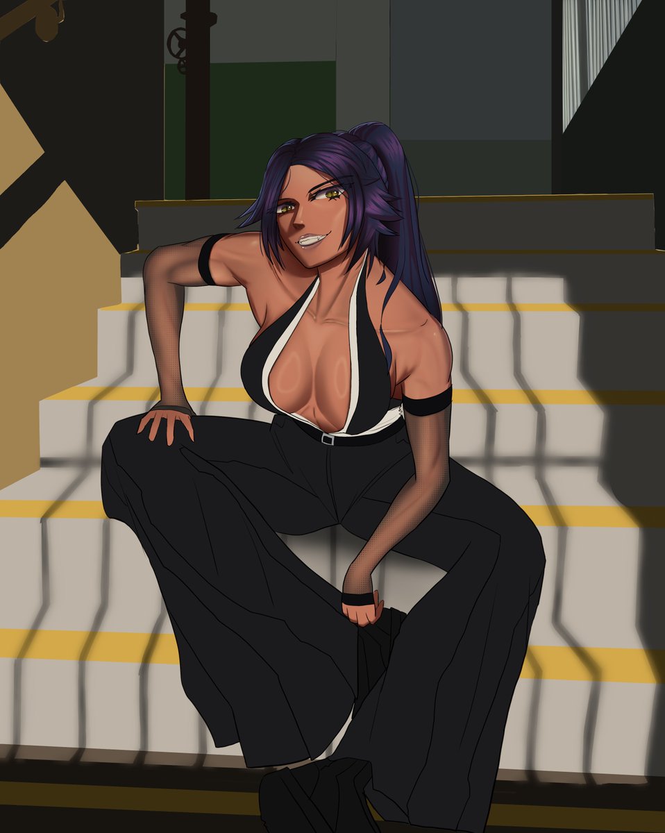 HKnewAc's tweet photo. WIP 2 is live! Still pulling this Yoruichi piece from the archives, final reveal dropping soon 💀

#artmoots #BLEACH #WIPㅤ https://t.co/00kWdHblwO
