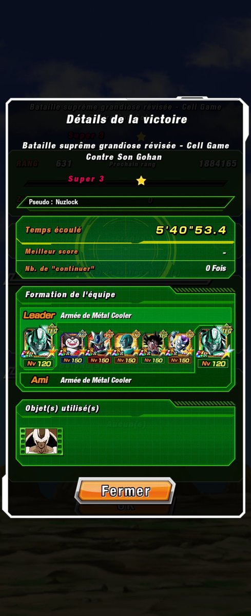 DokkanEssential's tweet photo. Faut un peu de luck mais Metal Cooler TEC gère toujours autant l'endgame 👍 !

Rotation 1: Metal Cooler TEC + END
Rotation 2: Metal Cooler TEC + Freezer END https://t.co/XzqGrY2LuS