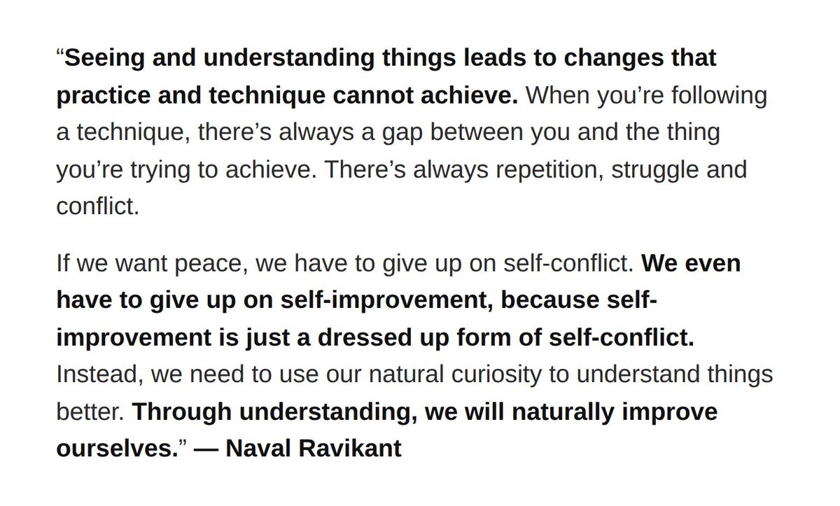 StartupWisdom_'s tweet photo. .@naval on why curiosity is more powerful than self-improvement: https://t.co/K7r97HNarG