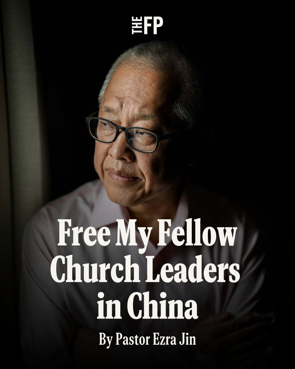 TheFP's tweet photo. In July, China freed Pastor Ezra Jin after he spent nearly nine months in prison for the crime of running a church and practicing his faith. 

While Jin is now with his family in America, countless others remain religious and political prisoners in China—including eight members of his church. And Xi Jinping’s visit with Donald Trump marks a unique chance to secure their freedom.

Read his full essay here: https://t.co/sxw12T0LoG