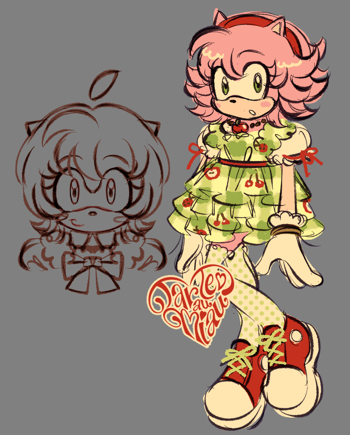 tarteaumiau's tweet photo. happy amy rose day!!!!!! here's some older amy art since i haven't been able to draw her lately... sniffles https://t.co/HKezeSF50R