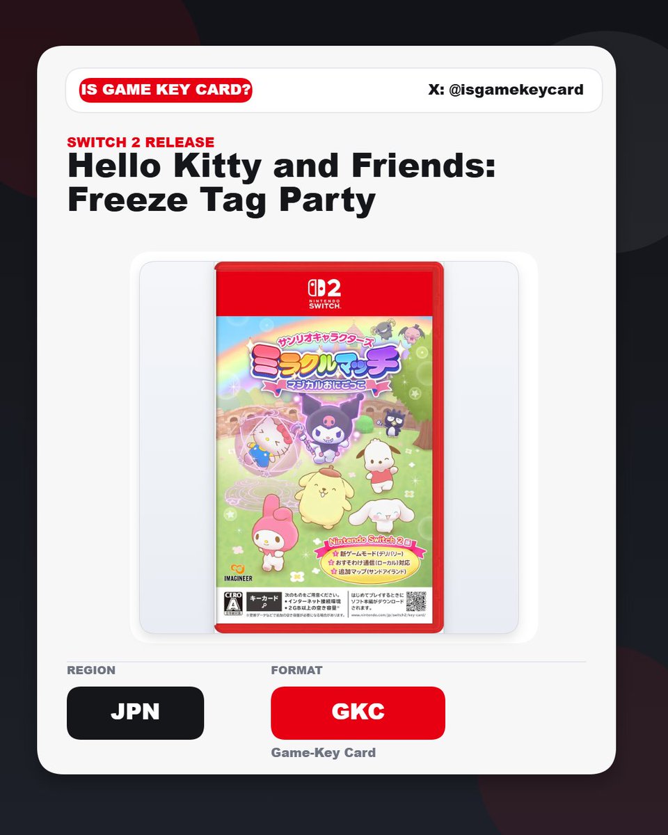 IsGameKeyCard tweet picture