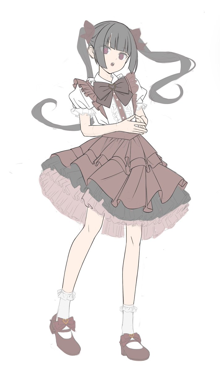 nyanmaru1121's tweet photo. 毎日お絵かき３２５４日目　微進捗( ˘ω˘ ) #シンフォギア https://t.co/rqhkirlPRB