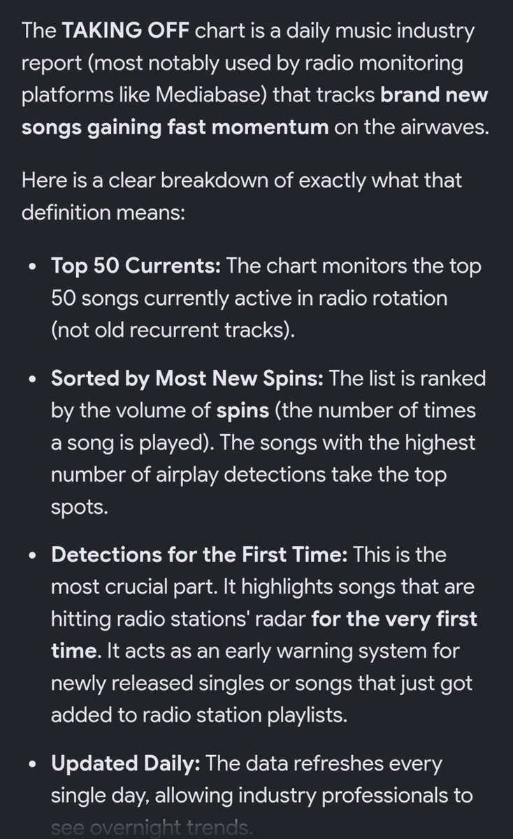 RSonRadio's tweet photo. 📻 #ROSÉ #NEWTRICK is the song that received the most first-time airplay (857 spins) across pop radio stations (72) this week.

TAKING OFF look at up to the Top 50 currents sorted by the most new spins showing detections for the first time. 

#NewTrickbyROSÉ #로제 @numberoneHQ https://t.co/VO1fqPA7mk