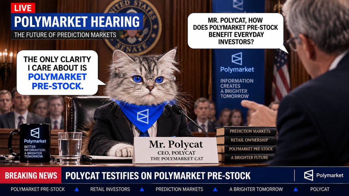 PolyCat_Solana's tweet photo. Prediction markets are evolving.

$POLYCAT is here for the ride. 🐈‍⬛🔵

Hold $POLYCAT. Earn POLYMARKET PreStock. https://t.co/u9YI7vH6Nz